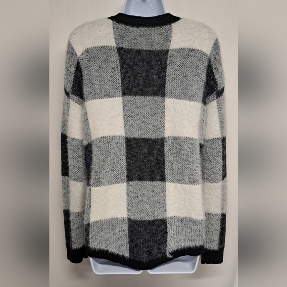 Designer Lab Lord & Taylor S Colorblock Sweater Long Sleeve Stretch Knit - Picture 2 of 8